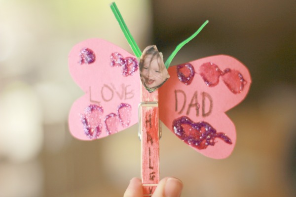 Heart Butterfly Craft
