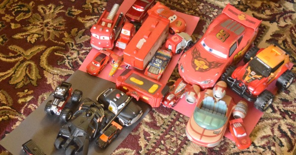 Color matching with cars toddler activity for learning colors.