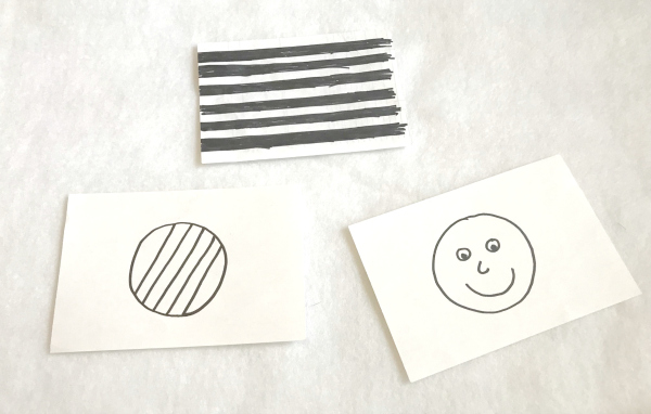 DIY Contrast Cards for Babies