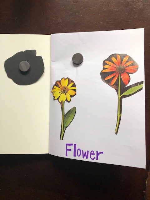 DIY magnet learning busy book for preschool and toddlers