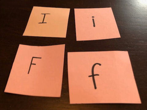 DIY Alphabet Memory Game