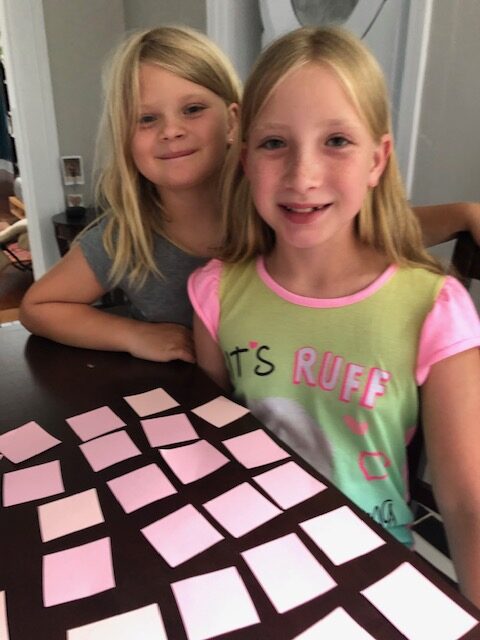 DIY Alphabet Memory Game activity for kids learning uppercase and lowercase letters.