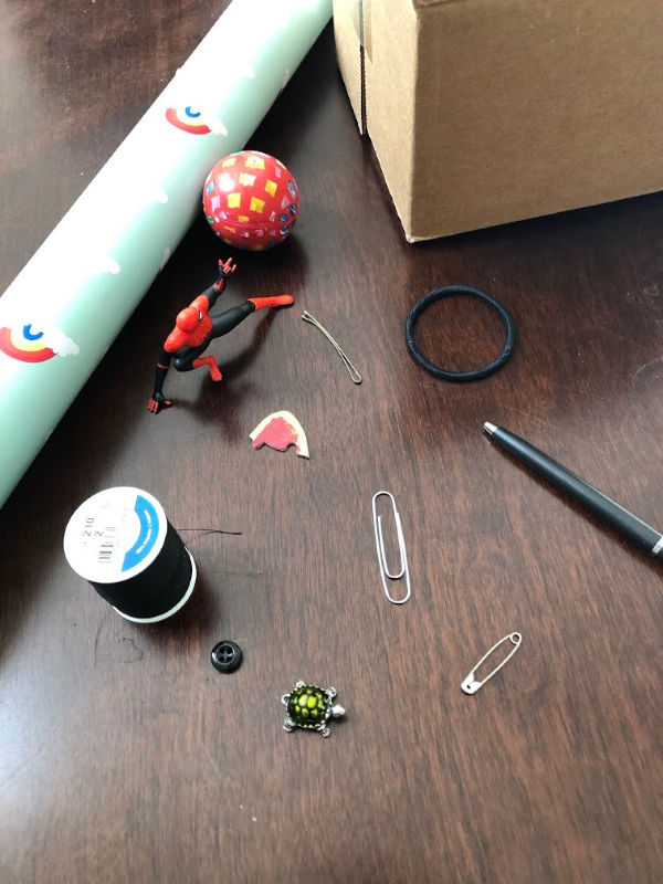 DIY Sensory box activity for kids and brain teaser game for kids