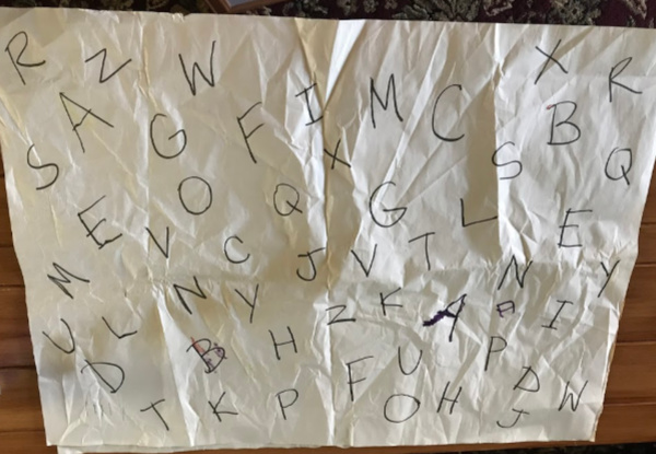ABC Letter Learning activity for preschool kids preparing for kindergarten.