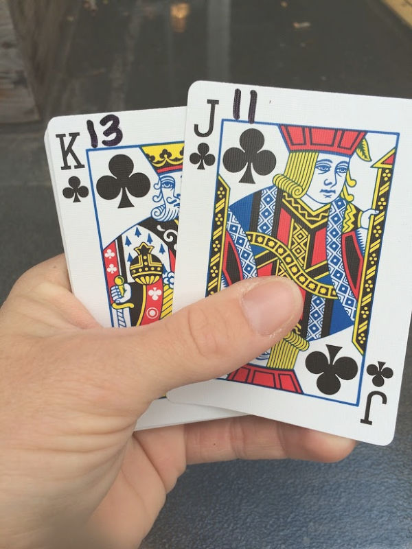 Learning greater than less than with playing cards builds number sense and math skills with a hands-on activity for kindergarten and early elementary age kids.