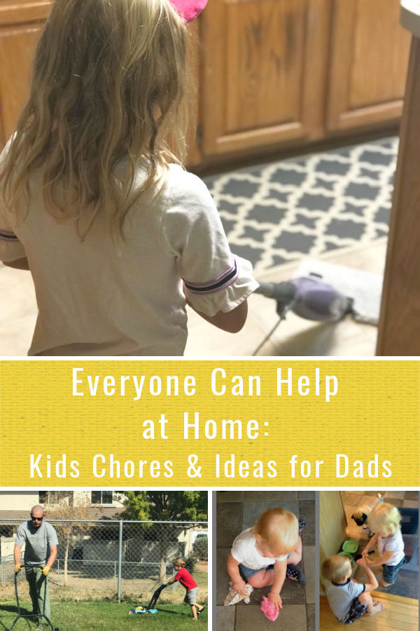 Everyone can help at home-this includes chores for the kids, ideas for dads to spend time with the kids and a focus on the tasks that were most important to complete. I did not have to be the one doing it all at home.