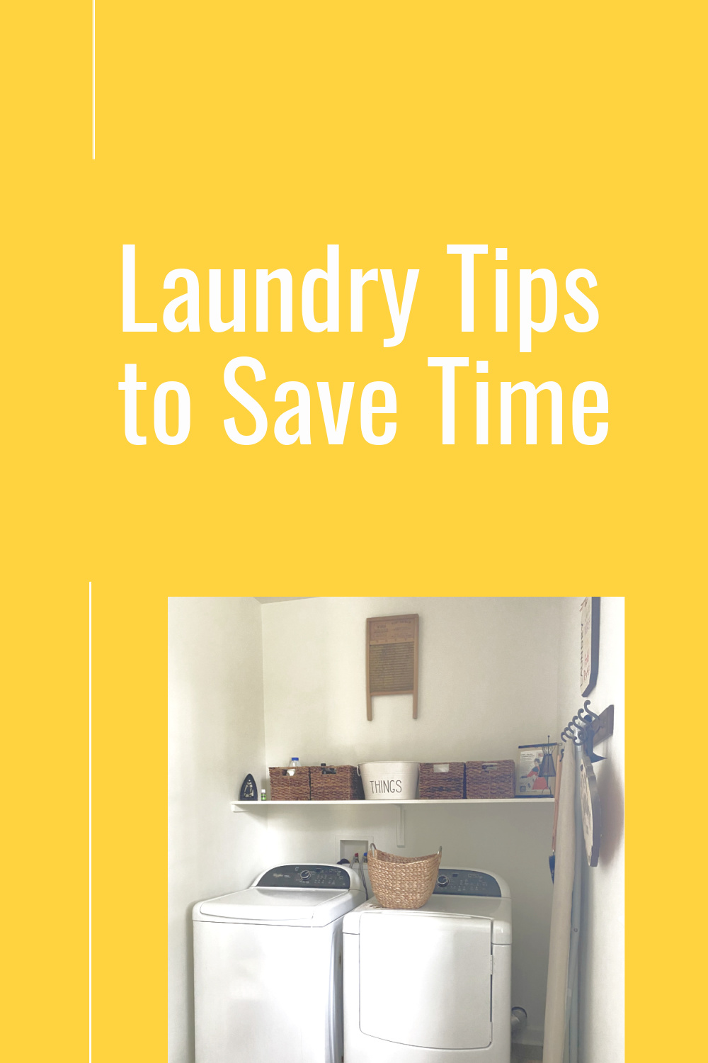 Laundry time saving tips to make more quality time.