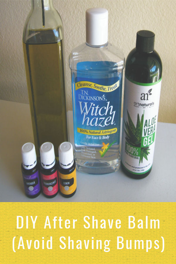 Try this DIY aftershave gift idea for men or women that uses all natural ingredients.