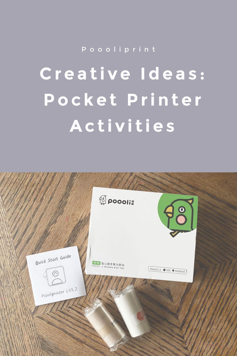 Homeschool writing prompts and creative learning activities with poooliprint.