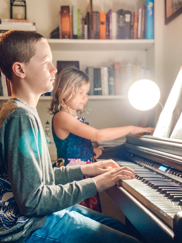 Virtual music lessons for kids on sale this week.