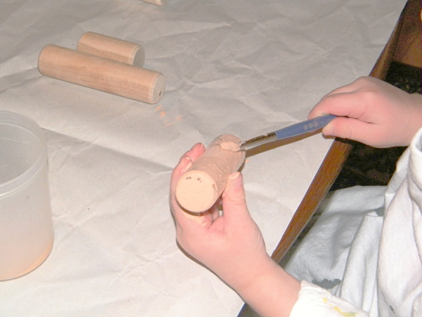 Make DIY toy people with these ideas as a preschool art project.