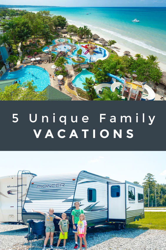 5 unique holiday family vacations perfect for holiday travel or any time of the year.