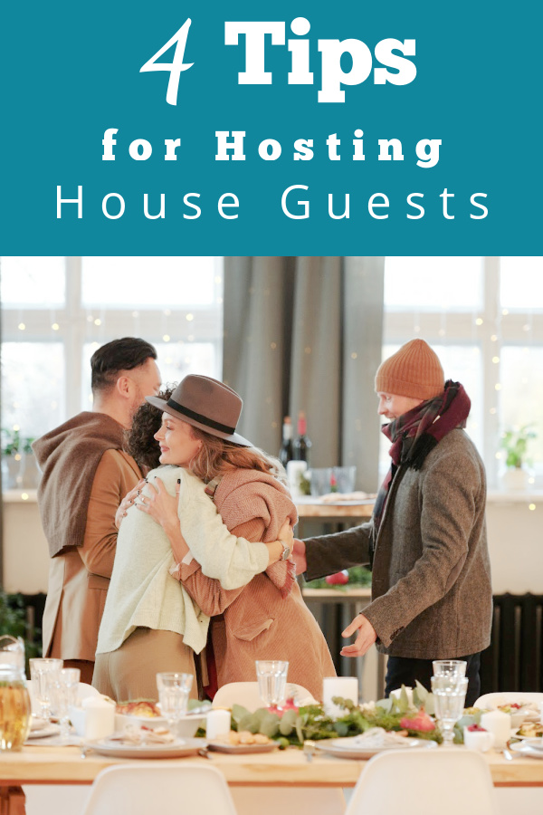 These are good tips for hosting guests in your home. Keeps the stress level down, gets the whole family helping to prep and works in the time we all need to recharge.