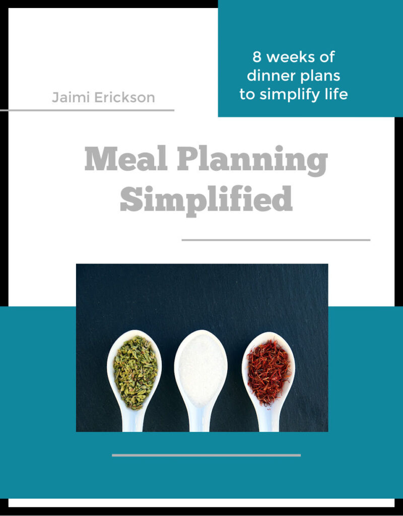 Meal Planning Simplified is a guide for getting the dinner plan done. It is already done for you!
