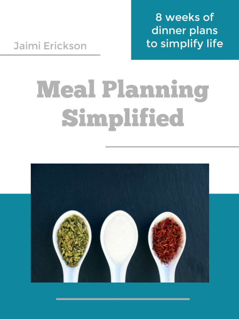 Meal planning simplified cover image