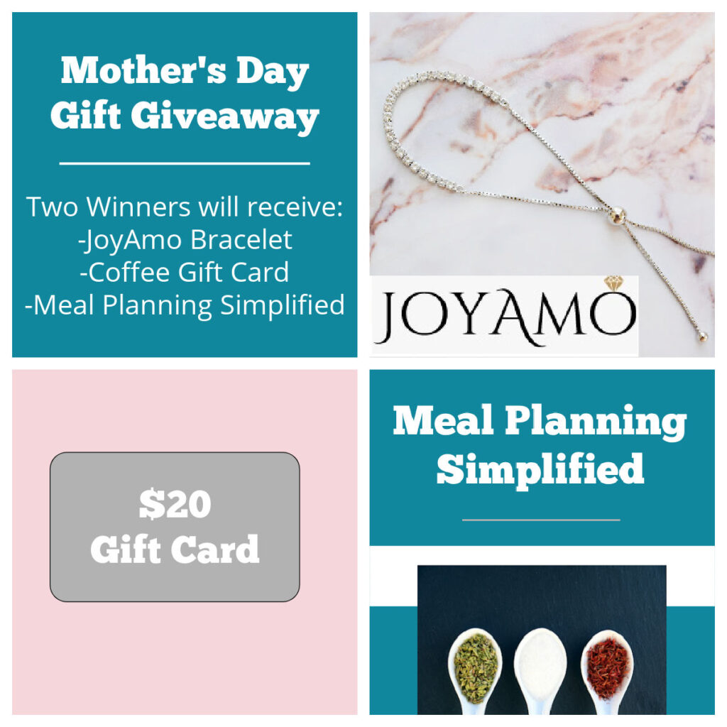 Mother's Day gift giveaway from The Stay-at-Home Mom Survival Guide and JoyAmo Personalized Jewelry.