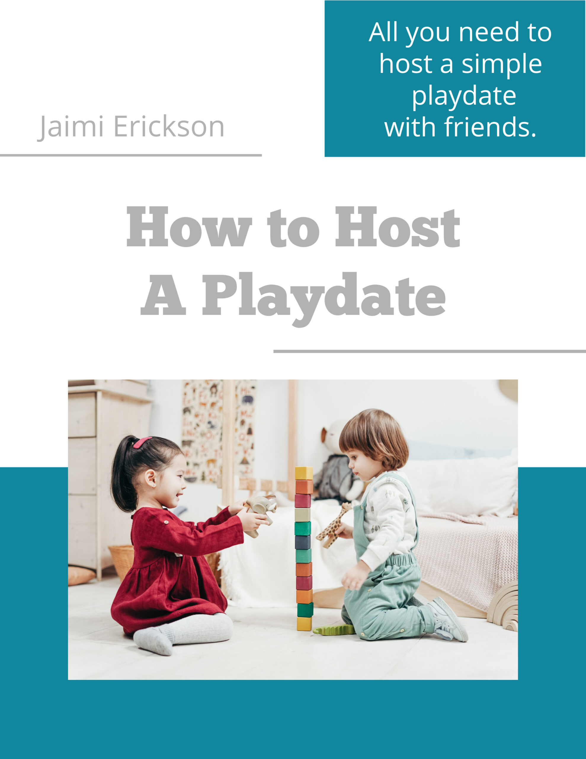Learn how to host a playdate to meet mom friends and keep postpartum depression and loneliness away.