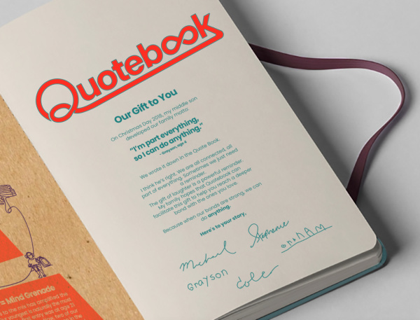 Quotebook title page.