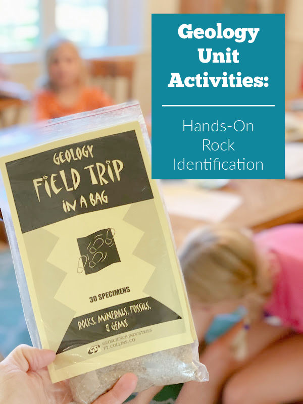 Geology Unit Activities: Hands-on Rock Identification Kit.