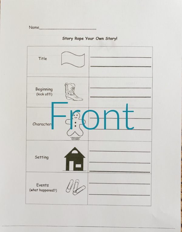 Story Rope Book Report Project Bundle - Image 3
