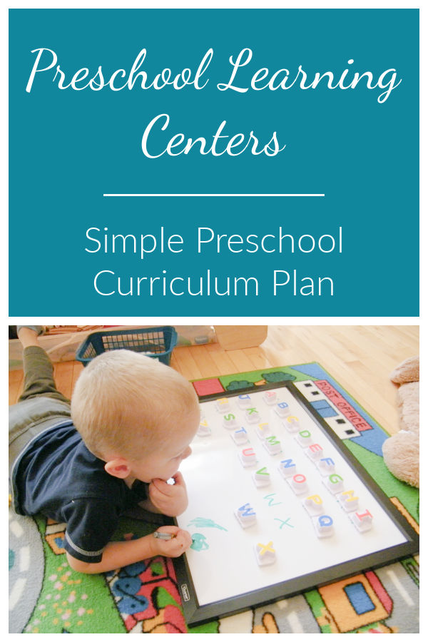 Preschool learning centers simple approach to a preschool curriculum.