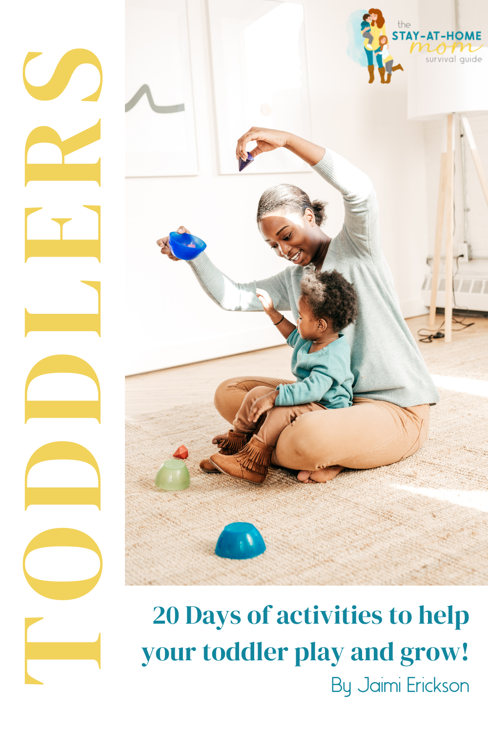 Toddlers Play and Grow Guide is available now! Get 20 days of developmental activities for toddlers, lesson plans, supply lists and even book recommendations for each activity in one helpful guide.