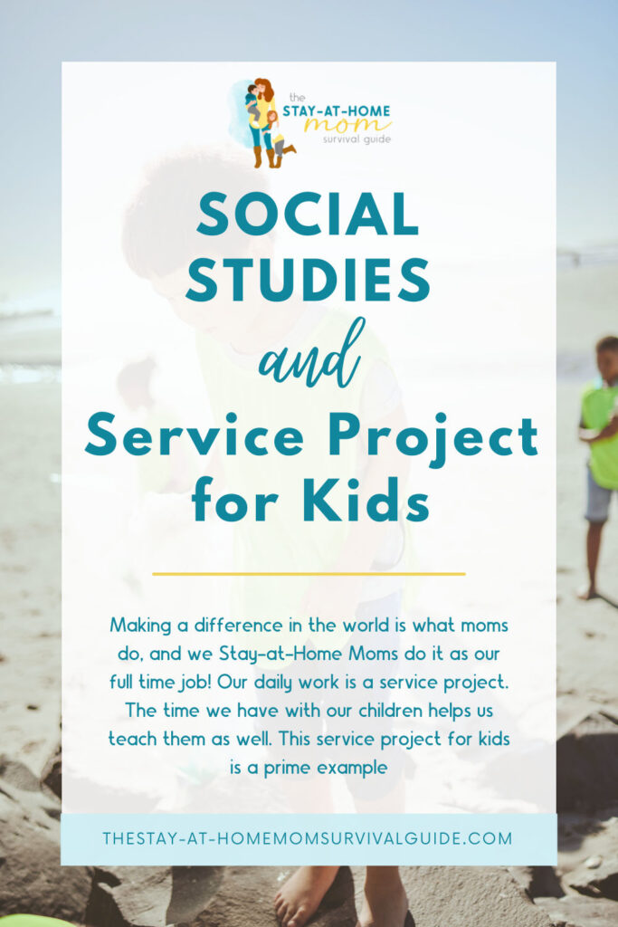 Social studies and service project for kids to help in their community. Great Earth Day activity.