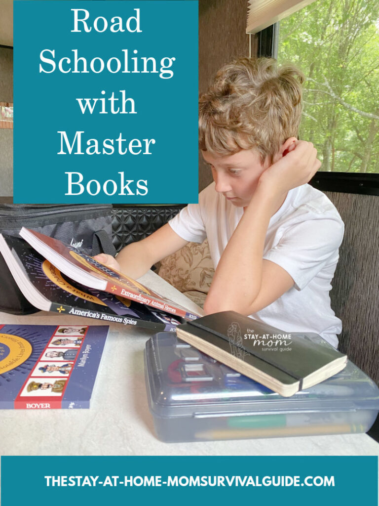 Road schooling with Master Books homeschool history curriculum What A Character Series.