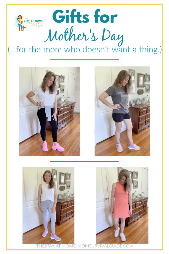 Gifts for Mother's Day - for the mom who doesn't want a thing these cute and useful gifts for mom will give you ideas that will be helpful and make mom feel special.