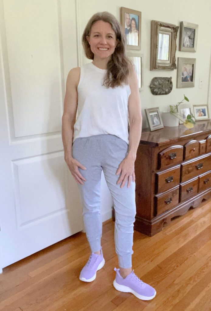 Nortiv 8 slip on sneakers in purple are cute, and feel like walking on a cloud.