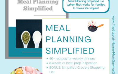 Meal Planning Simplified: 8 Weeks of Dinner Meal Plans