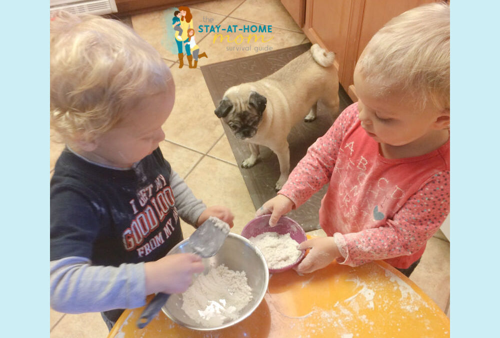 Flour Sensory Bin for Toddlers and Babies