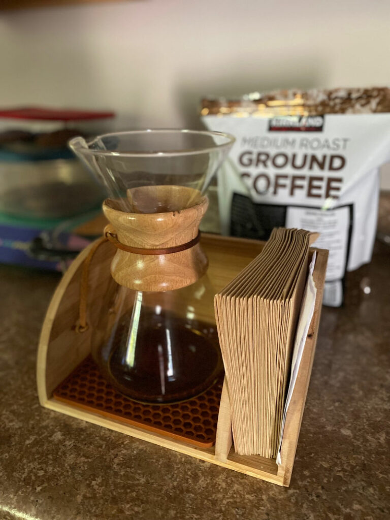 Chemex pour over coffee maker
