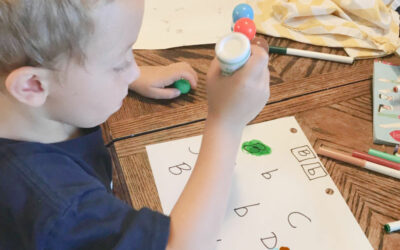 Letter Seek and Find with Paint Daubers (or Qtips)