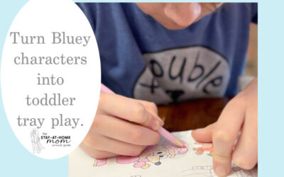 Bluey Characters Lap Play Activity (Great Travel Game Too!)