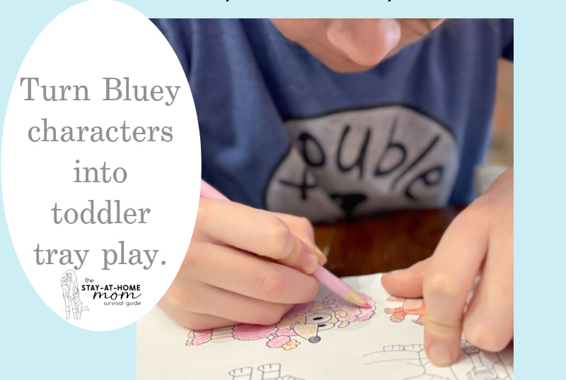 Bluey Characters Lap Play Activity (Great Travel Game Too!)