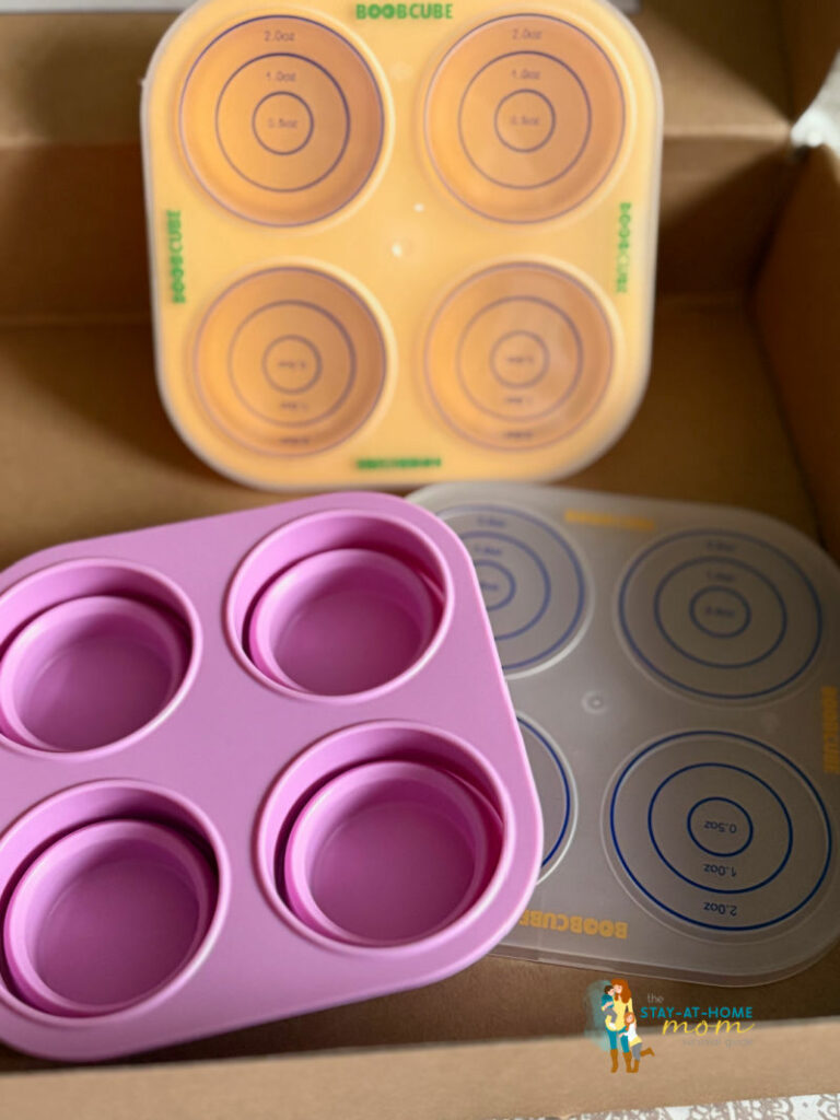 Boobcube first drop kit freezer trays. Boobcube review. #sponsored