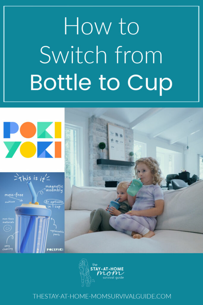 Poki Yoki modular cup system makes switching from bottle to cup easier.